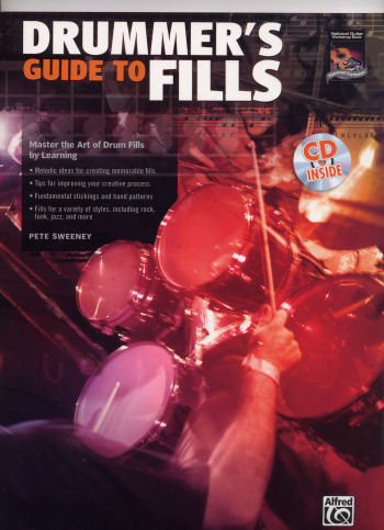 Drummer's Guide to Fills book and CD by Pete Sweeney from Alfred Publishing