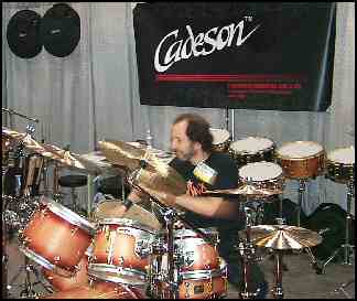 Tiger Bill checks out Cadeson drums