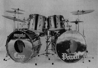 Cozy Powell's drumset from 1981