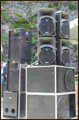 Main Stage Sound System - Stage Right