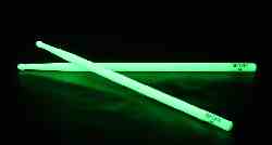 HipTrix Drumsticks Glow-in-the-Dark in this unretouched photo